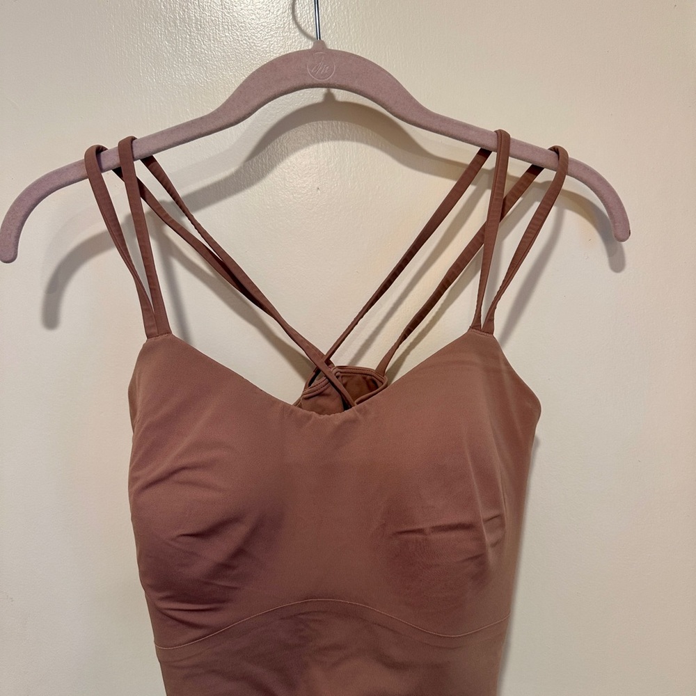 lululemon athletica Brown Strappy Bra
